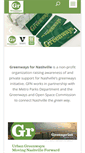 Mobile Screenshot of greenwaysfornashville.org